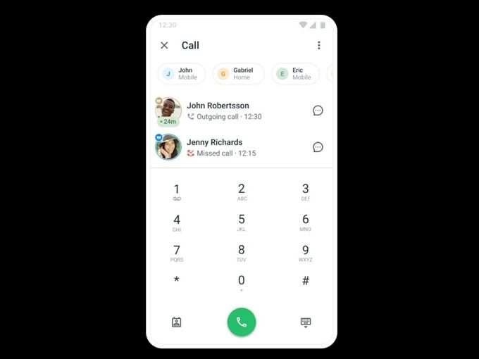 Intelligent dialer (इंटेलिजेंट डायलर)