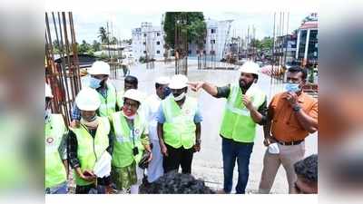 ഒന്നരമാസത്തിന് ശേഷം പാലക്കാട് കെഎസ്ആർടിസി ഡിപ്പോ നിർമ്മാണം പുനഃരാരംഭിച്ചു