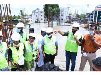 ഒന്നരമാസത്തിന് ശേഷം പാലക്കാട് കെഎസ്ആർടിസി ഡിപ്പോ നിർമ്മാണം പുനഃരാരംഭിച്ചു