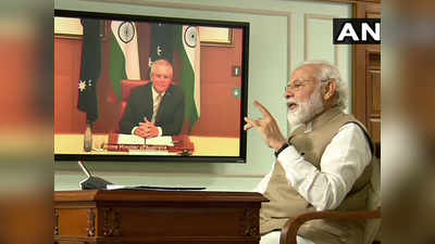 Pm Narendra modi with Scott Morrison: वर्चुअल समिट में पीएम मोदी से बोले स्कॉट- भारत आकर खिचड़ी खाऊंगा