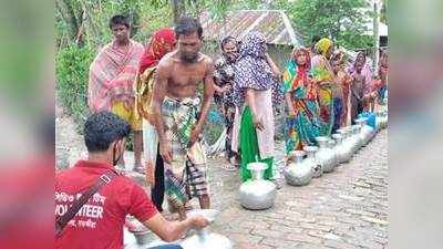 बांग्लादेश के खिलाड़ियों ने अम्फान चक्रवात से प्रभावित लोगों को साफ पानी मुहैया कराया