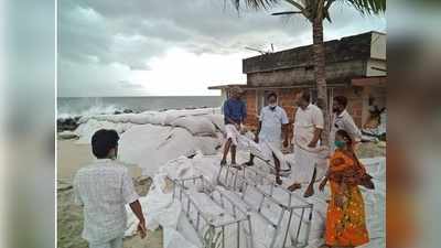 ജിയോ ബാഗ് തടയണ നിര്‍മ്മാണം: എറിയാട് പഞ്ചായത്തില്‍ ഒന്നാം ഘട്ടം പൂര്‍ത്തിയാകുന്നു