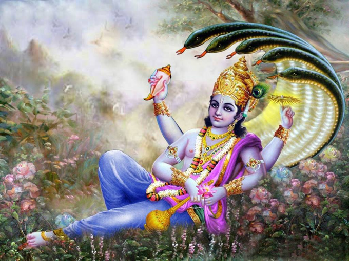 Vishnu And Sheshanag