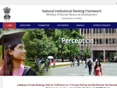 NIRF Ranking 2020: आज जारी होगी भारतीय शिक्षण संस्थानों की रैंकिंग, 2019 में ये थे टॉप 10