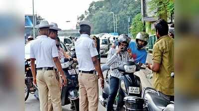 ಮೈಸೂರಲ್ಲಿ ಮತ್ತೆ ರಸ್ತೆಗಿಳಿದ ಟ್ರಾಫಿಕ್‌ ಪೊಲೀಸ್‌: ಮಾಸ್ಕ್‌ ಧರಿಸದಿದ್ರೂ ದಂಡ..!