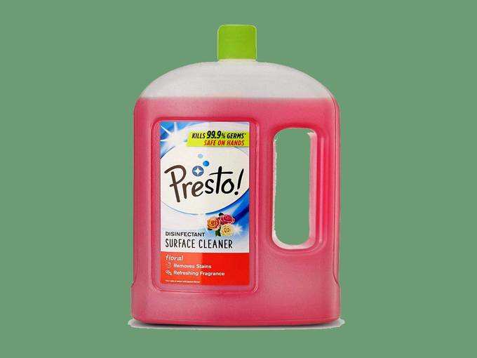 Amazon Brand - Presto! Disinfectant Floor Cleaner Floral, 2 L