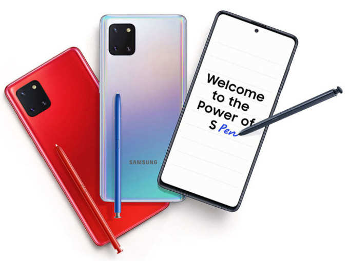 Samsung Galaxy Note 10 Lite  (शुरुआती कीमत: 39,999 रुपये)