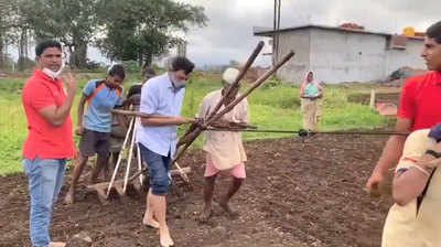 चक्क छत्रपती संभाजी राजेंनी तिफनी ओढली; श्वास फुलला अन्...