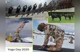 Yoga Day 2020: ఎముకలు కొరికే చలి, 18 వేల ఫీట్ల ఎత్తులో సైన్యం యోగాసనాలు