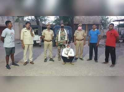 इनामी बदमाश रामअख्तार चढ़ा पुलिस के हत्थे , कई मामलों में थी तलाश