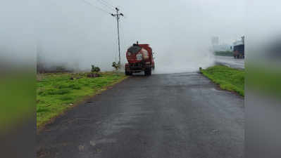मुंबई अहमदाबाद राष्ट्रीय महामार्गावर टँकरमधून गॅस गळती