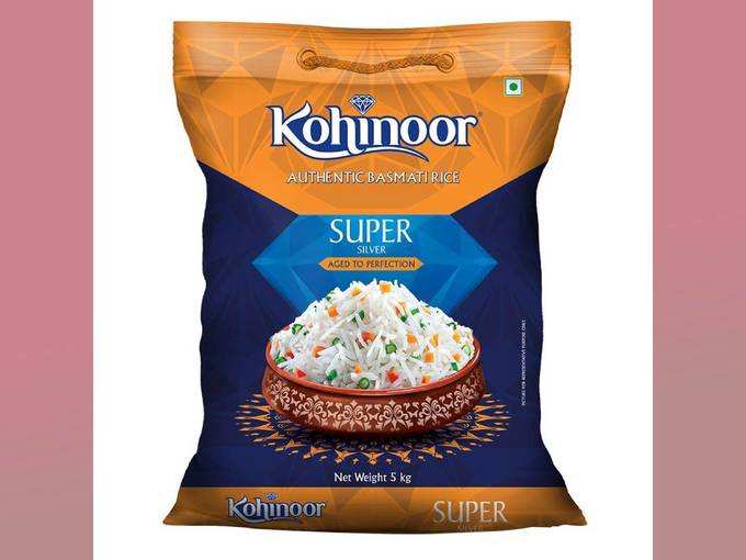 Kohinoor Super Silver Aged Basmati Rice, 5 Kg