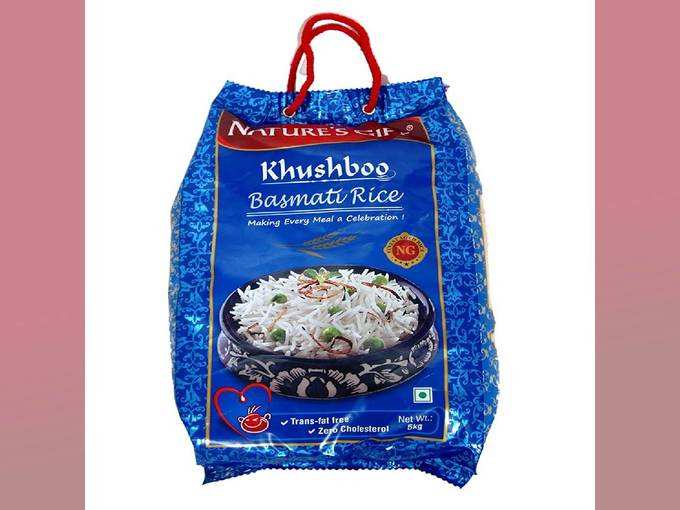 Nature&#39;s Gift Natures Gift Khushboo Basmati Rice - Packet of 5kg Pouch, 5000 g