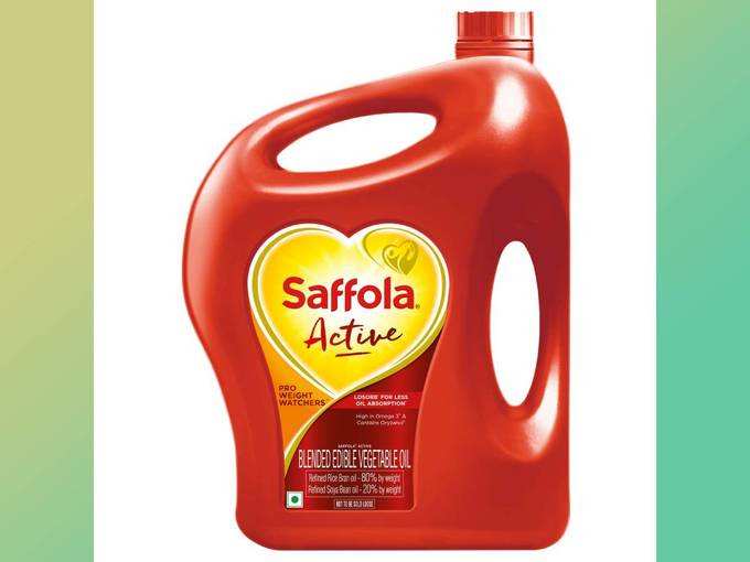 Saffola Active, Pro Weight Watchers Edible Oil, Jar, 5 L