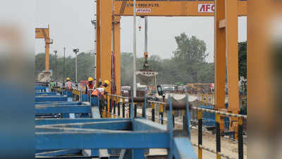 लॉकडाउन के बाद कानपुर मेट्रो निर्माण कार्य में आई तेजी, गांवों से लौटने लगे मजदूर