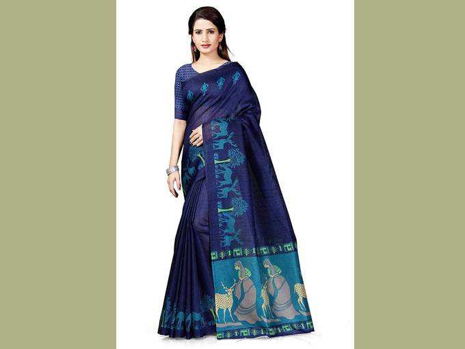 Winza Designer Women&#39;s Art Silk Saree With Blouse_ART-37