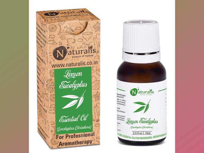 Naturalis Essence of Nature Lemon Eucalyptus (Eucalyptus Citriodora) for Dandruff and Mosquito repellent - 15ml