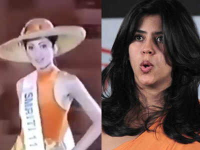 एकता कपूर ने शेयर किया स्मृति ईरानी का 22 साल पुराना वीडियो, मिस इंडिया प्रतियोगिता में करती दिखीं रैम्प वॉक