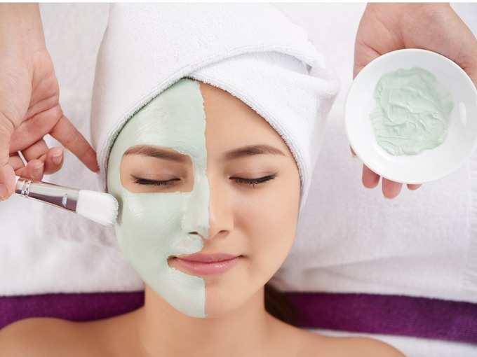 green tea face pack istock