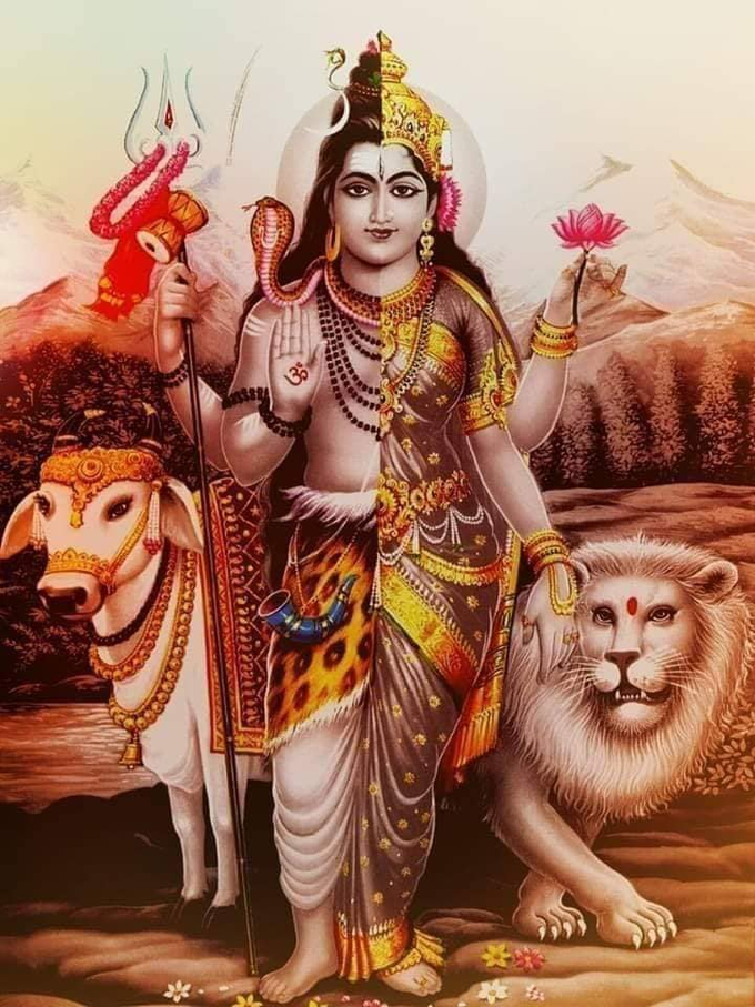 Lord Shiva And Parvati