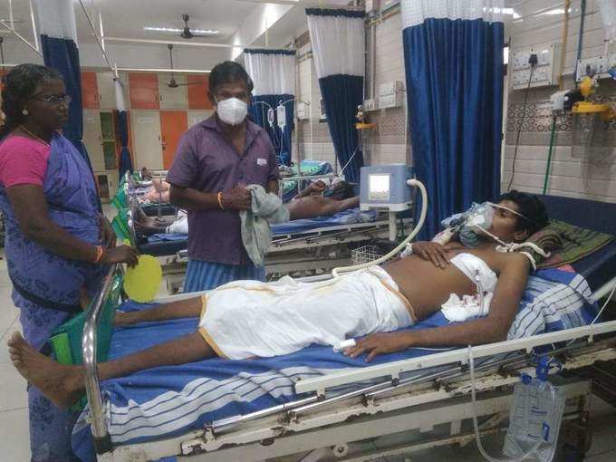 Tenkasi Auto Driver in Treatment