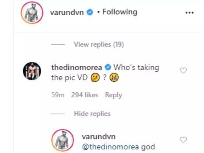 Varun Reply On Dino Question