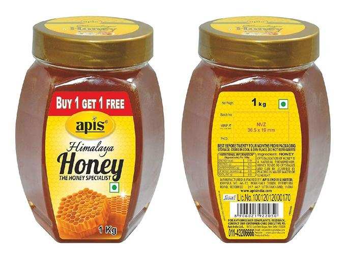 Apis Himalaya Honey, 1kg (Buy 1 Get 1 Free)