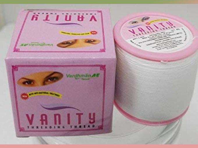 4 Spool Vanity Eyebrow Cotton Threading Threads Antiseptic Facial hair Remover
