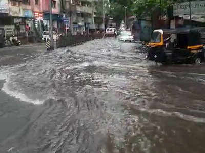 Heavy Rains In Pune पुण्याला पुन्हा पावसाचा तडाखा; या भागात पाण्याच्या लोंढ्याने धडकी