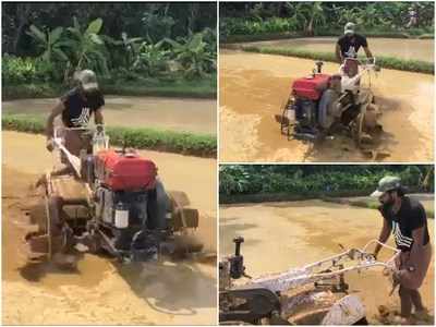 മുണ്ട് മടക്കിക്കുത്തി ഇങ്ങനെ കണ്ടം പൂട്ടാനും അറിയാം സികെ വിനീതിന്; വീഡിയോ പങ്കുവെച്ച് സൂപ്പർതാരം!