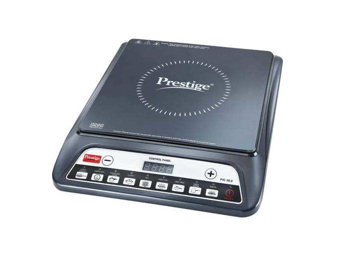 Prestige PIC 20 1200 Watt Induction Cooktop with Push button (Black)