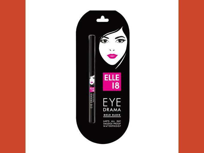 Elle 18 Eye Drama Kajal, Bold Black, 0.35g