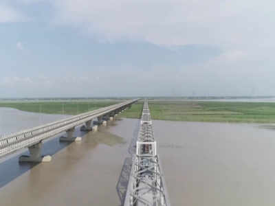 बिहार में 86 साल बाद कोसी नदी पर बना रेल पुल तैयार, चुनाव के पहले अक्टूबर से  दौड़ेगी ट्रेन