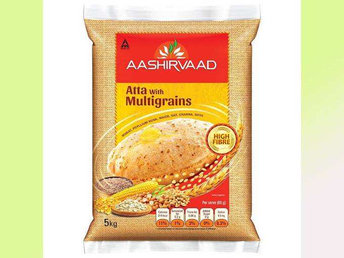 Aashirvaad Atta, Multigrains, 5kg