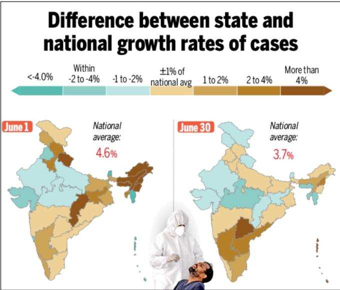 कोरोना की चाल मैप से समझिए