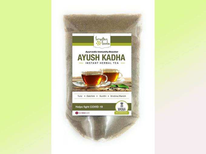 Forgotten Foods - Ayush Kadha - Pack of 3 - Herbal Immunity Booster to fight Covid19