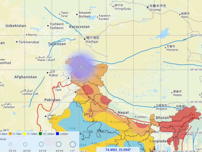 ലഡാഖിൽ വീണ്ടും ഭൂമി കുലുക്കം; 4.5 തീവ്രത രേഖപ്പെടുത്തി