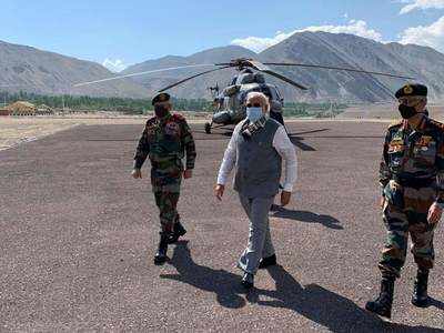 PM Modi in Ladakh पंतप्रधान मोदींची लडाख भेट; चीनचा जळफळाट!