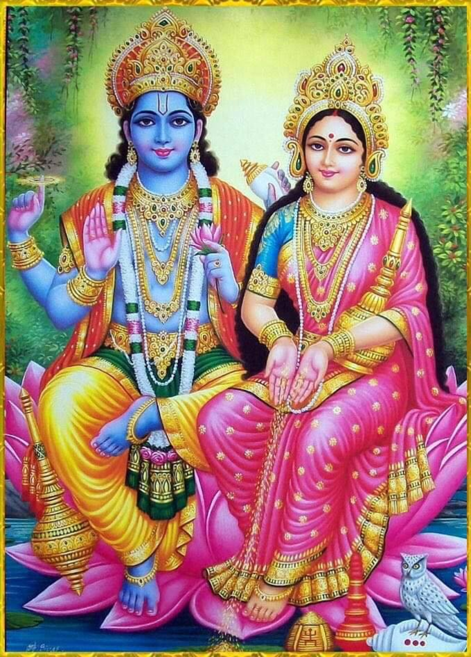 Vishnu And Lakshmi