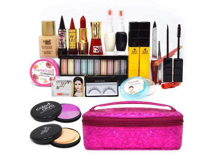 Adbeni All In One Daily Uses Beauty Pack Home Salon Kit with Gift Pack Makeup Pouch GC-929