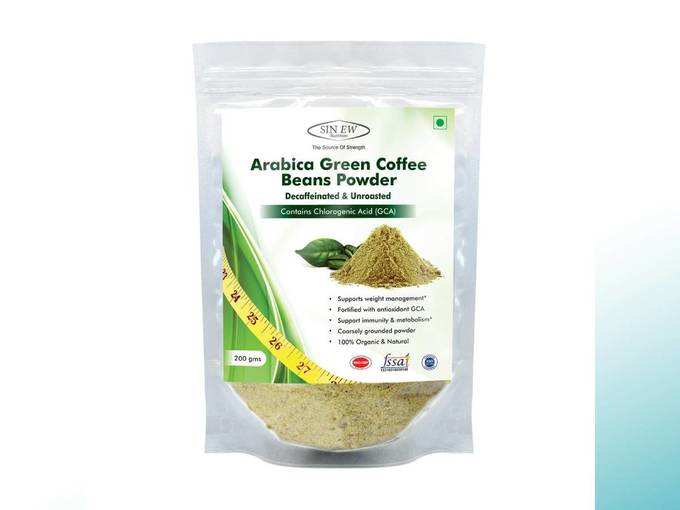 Sinew Nutrition Green Coffee Beans Powder for Weight Management - 200 g