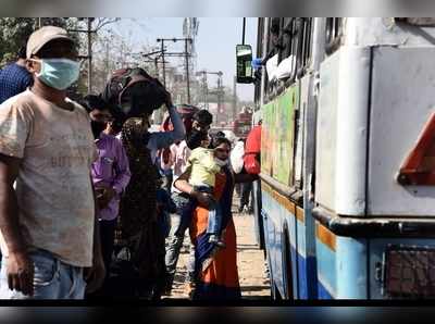 மீண்டும் டெல்லிக்கு கிளம்பிய தொழிலாளர்கள்: கொரோனாவா, பட்டினியா?