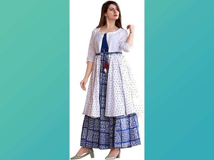 Ashwati Women&#39;s Rayon Regular Kurta