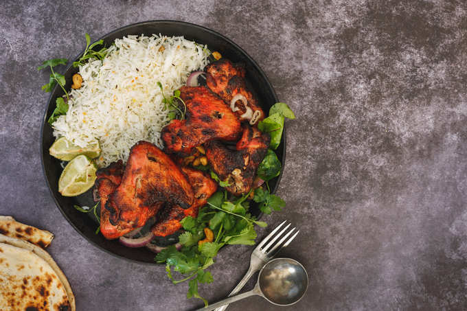 Tandoori spiced chicken