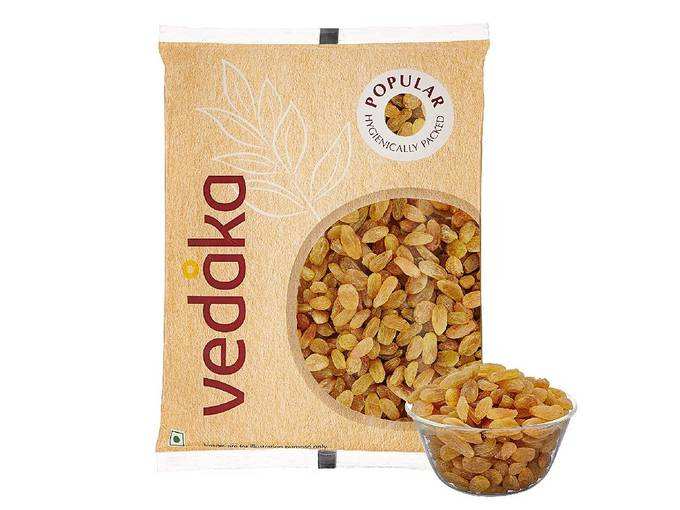 Amazon Brand - Vedaka Popular Raisins, 1kg