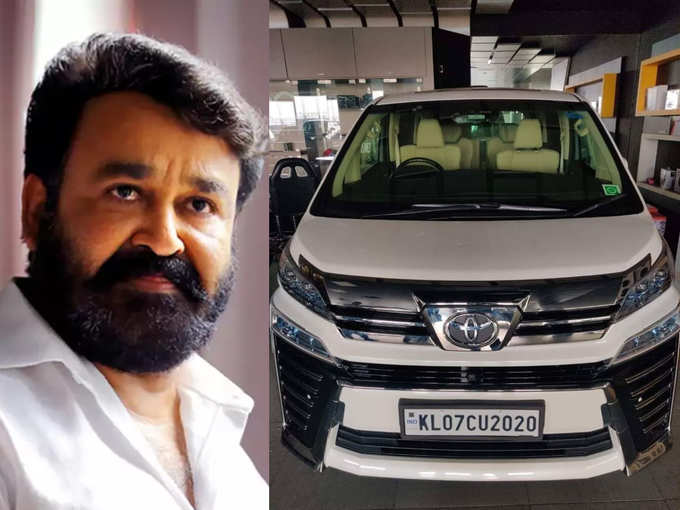 Mohanlal&#39;s Toyota Vellfire