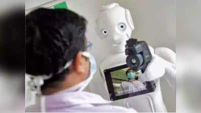 डॉक्टरों की कमी, कोविड केयर सेंटरों पर रोबोट तैनात करेगी कर्नाटक सरकार