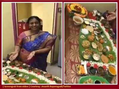 ಅಳಿಯನಿಗಾಗಿ 67 ವಿಧದ ಅಡುಗೆ ತಯಾರಿಸಿದ ಮಹಿಳೆ! : ಸೋಶಿಯಲ್ ಮೀಡಿಯಾದಲ್ಲಿ ಬಗೆಬಗೆ ಚರ್ಚೆ!