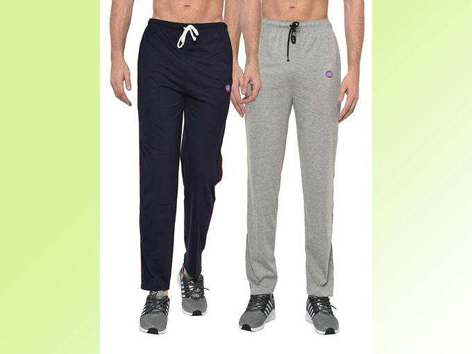 Vimal Men&#39;s Cotton Trackpants (Pack of 2)