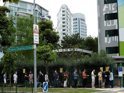 कोरोना वायरस के बीच सिंगापुर में नई सरकार के लिए मतदान
